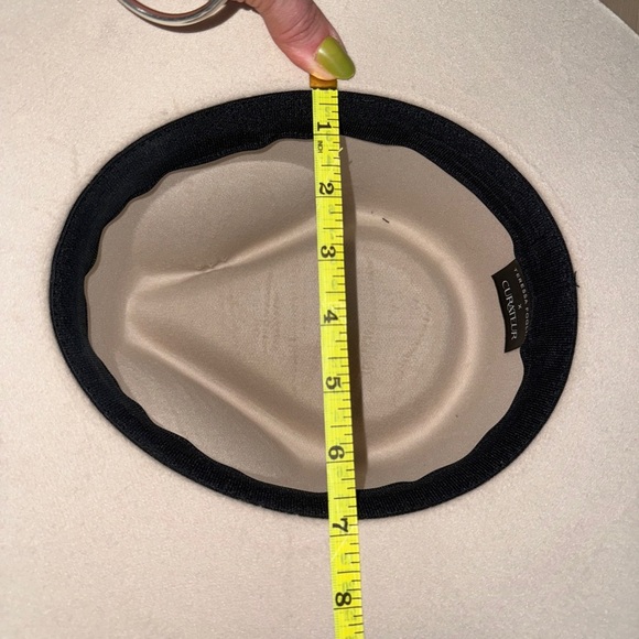 Teressa Foglia x Curateur western cowboy hat beige sand wide brim wool felt boho - Picture 11 of 12